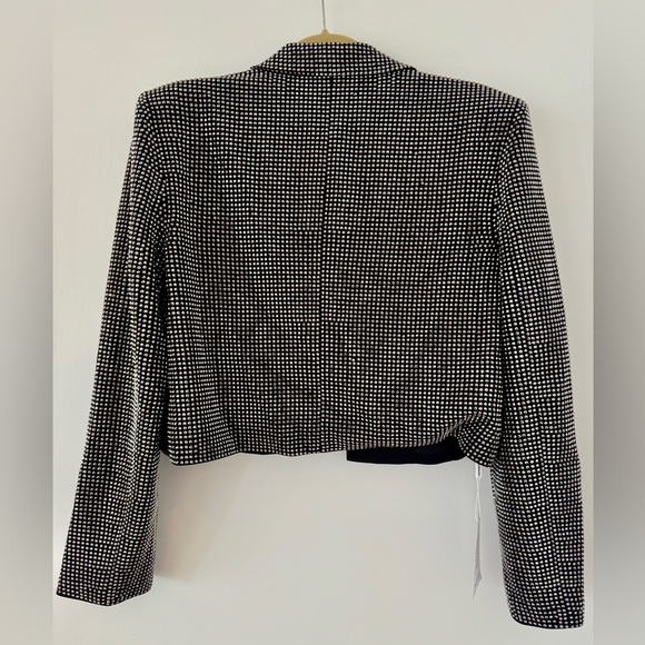 NWT NIB Roland Mouret Diamante Embellished Cropped Jacket - Size 10 / UK 14 - Picture 5 of 14